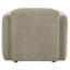 Fauteuil d'appoint rembourré en tissu Hemington brun-122491387