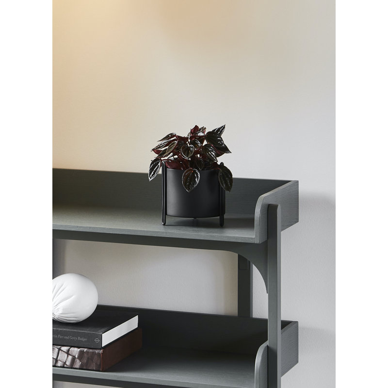 Pidestall Planter (Small), Black