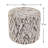 Crescendo 19" Wide Round Pouf Ottoman-469570648