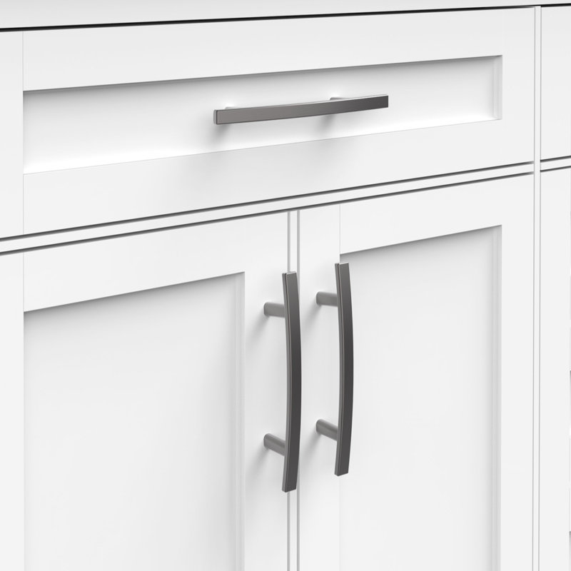 Poignée arche de tiroir et armoire Classic Collection, Argent antique, 3"
