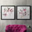 Floral Muse III - ensemble de 2 reproductions d'art sur toile-529789288-529789284-529789286