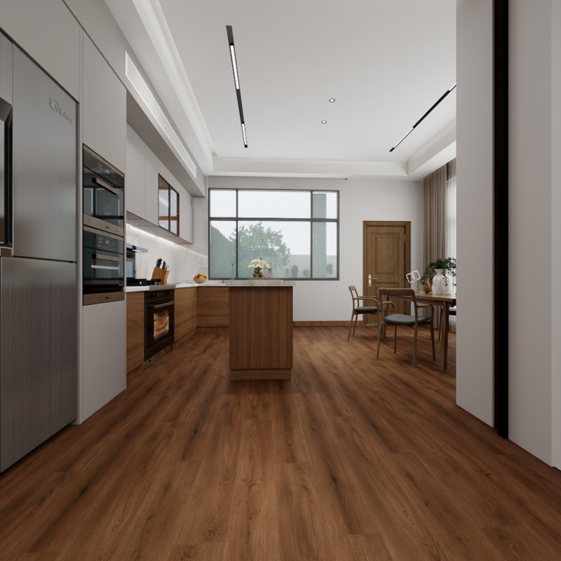 GRIPTECH-PRO 28 Mil LooseLay Vinyl Planks, 5MM Europea, Oak