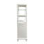 Armoire à linge blanche l 18 po x P 18 po x H 60 po