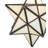 Regnild 4 - Light Craftsman Brown Star Pendant