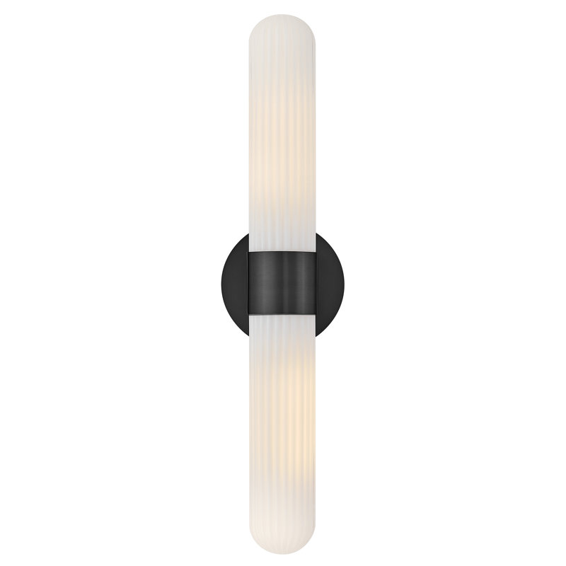 Hinkley Nina Large Two Light Sconce, Black