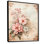 «Blossoming Pink Rose Rustic Bouquet I», reproduction