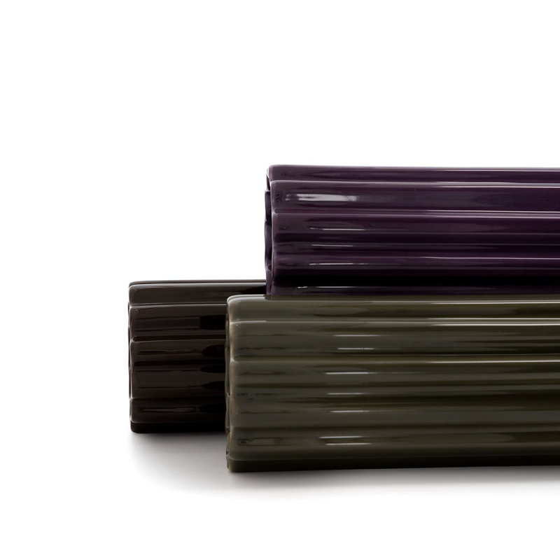 Vase en céramique Churro 0101, Mauve