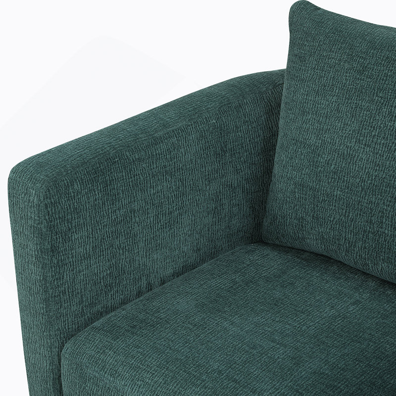 Fauteuil demi-tonneau Peacock, Vert clair