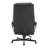 Faux Leather Ergonomic Executive Office Chair Computer Chair with Footrest(Black)-118090526