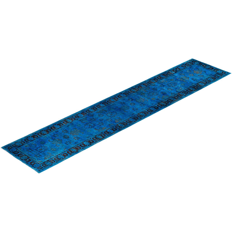 Overyed One-of-a-Kind Runner 3'1" X 15'5" Hand Knotted Area Rug