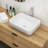 20X15 Inch White Ceramic Rectangular Vessel Bathroom Sink