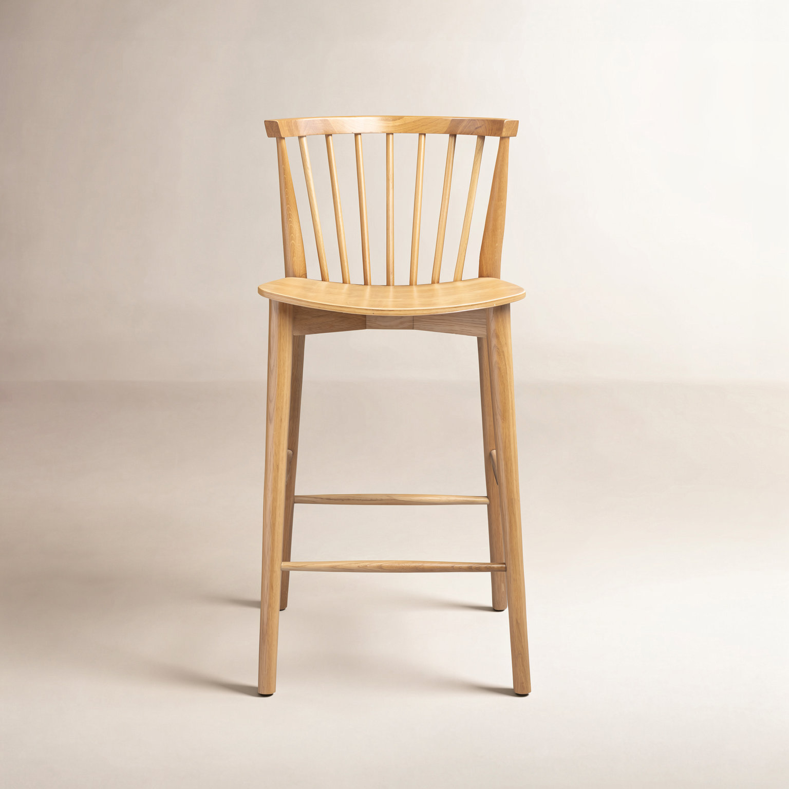Tybee 25" Bar Stool, Oak