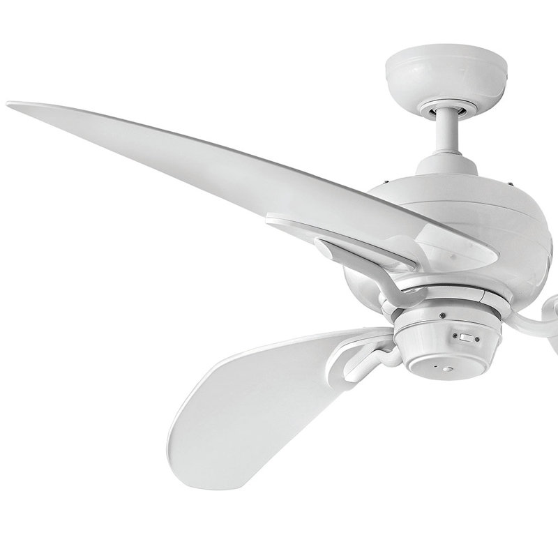Ventilateur de plafond à 3 pales avec commande murale Brickhill, Blanc électroménager