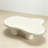 48.4" Cream Cloud‑Shaped Coffee Table