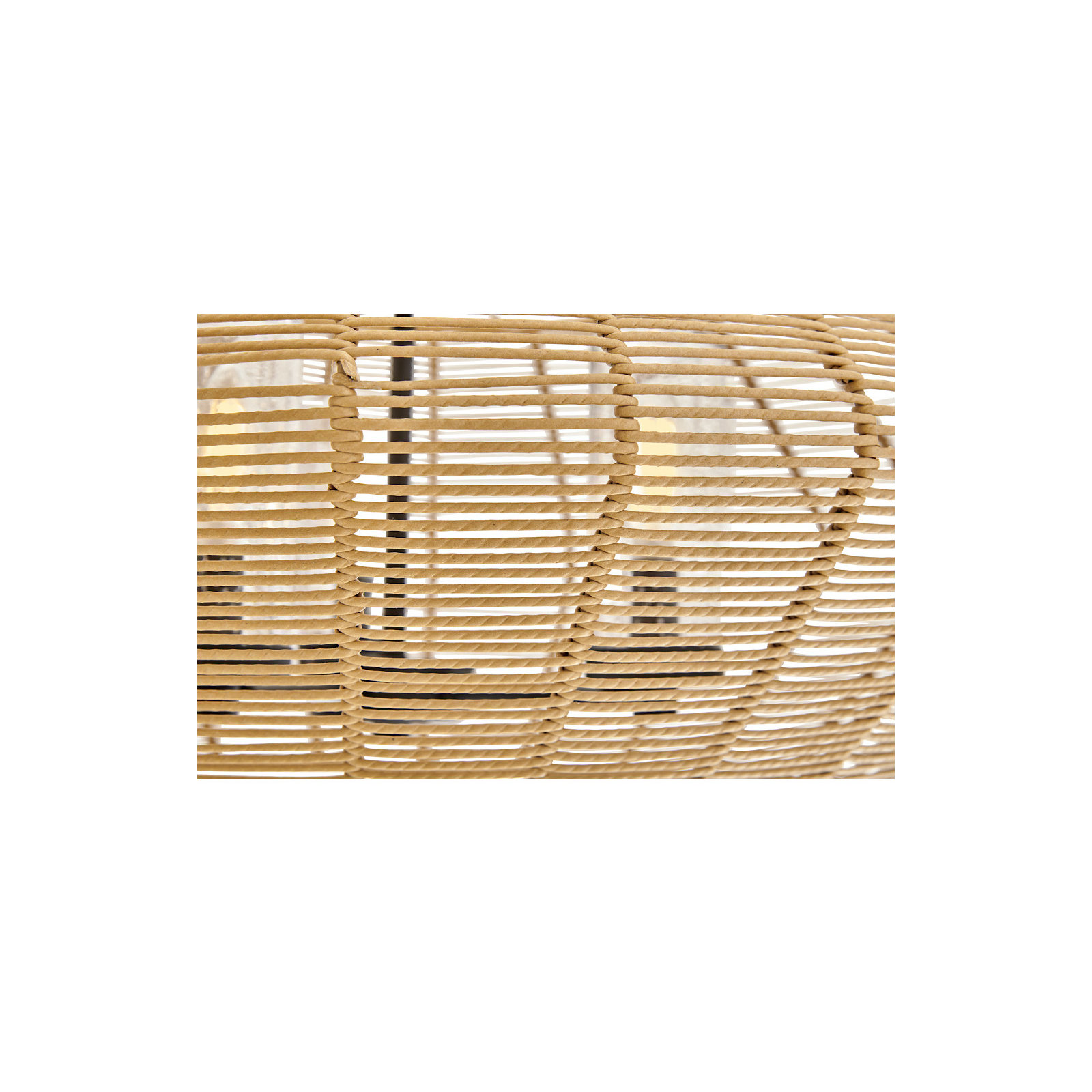 Abbey Outdoor Metal Chandelier, Natural