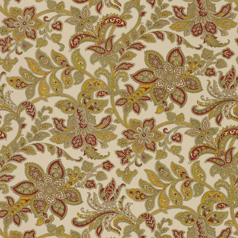 Papier peint à motif cachemire Corsini, Patina