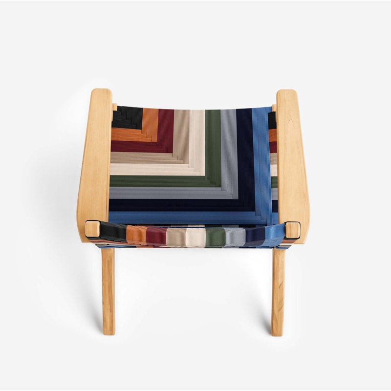 Masaya Armchair, Vaqueano Pattern, Natural