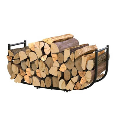 Porte-bûches en bois de chauffage
