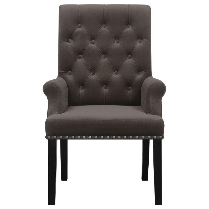 Chaise rembourrée Norwich, Brun