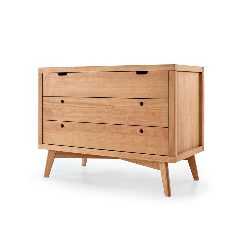 Commode 3 tiroirs Cloak, Noisette