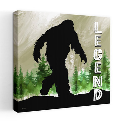 Bigfoot - légende, forêt contemporaine, légende, concept, art naturel