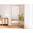 Adolar Pine Wood Bevel Rectangle Framed Full Length Mirror with Stand Floor Mirror-1447597149