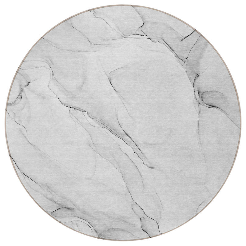 Tapis d'intérieur rond 8 po