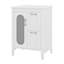 Meuble-lavabo avec tablette réglable et 2 tiroirs-1825136215