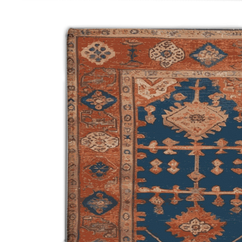 Tapis turc intérieur et extérieur brun, Rectangulaire 8 pi x 10 pi