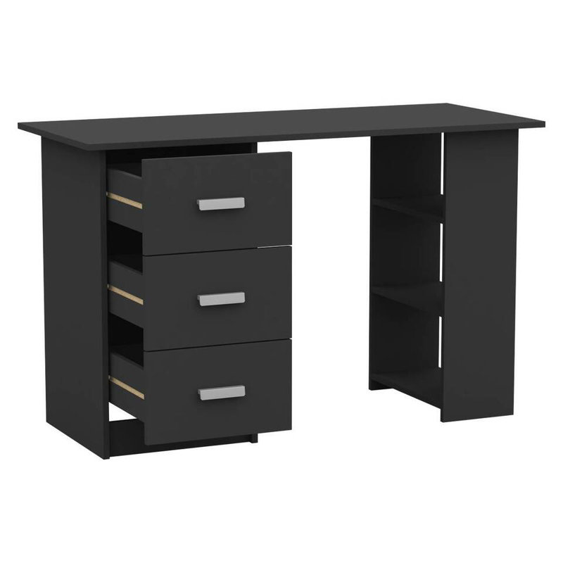 Sonnette Rectangle 49cm L Computer Table, Black