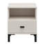 SALAMIS Bedside table, Opaque White-660215907