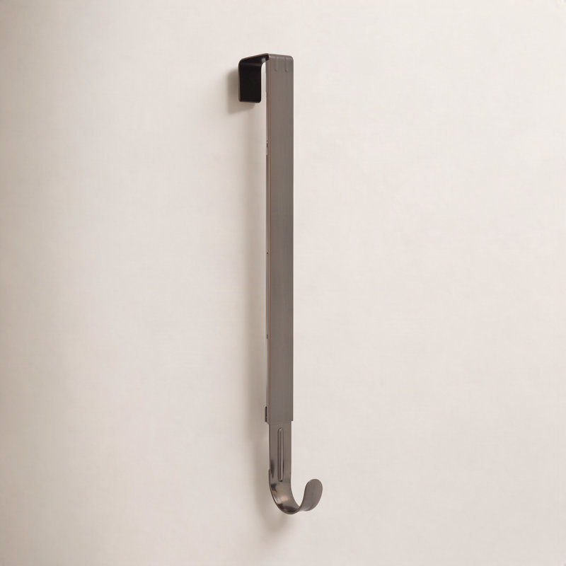 Adapt Adjustable Length Wreath Hanger, Brushed Nickel, 1