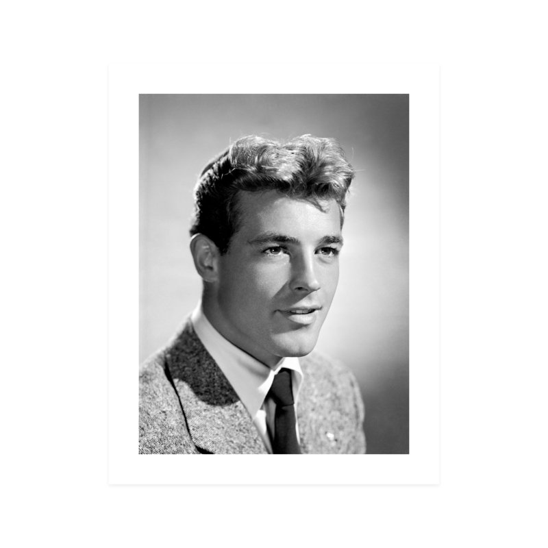 Gros plan sur Guy Madison - photographie non encadrée, H 10 po x l 8 po