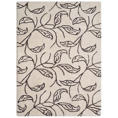 Micaela Hand Wool ECO-FRIENDLY Area Rugs - Beige & Brown Color | Floral Design | Area rugs for living room, bedroom