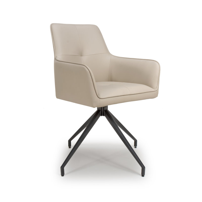 Huttonsville Upholstered Dining Chair, Taupe