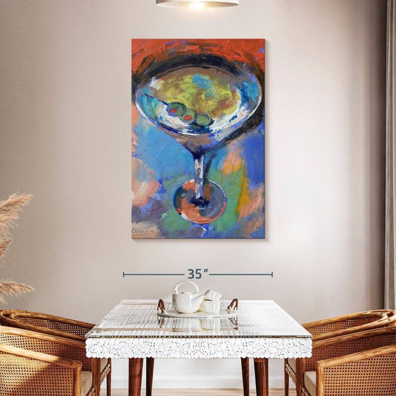 Yarlin Bar Martini, H 48 po x l 32 po