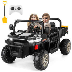 Delia Himimi 24 Voltage  Ride On Dump Truck, 2 Seater Kids UTV with Electric Dump Bed, Remote Control