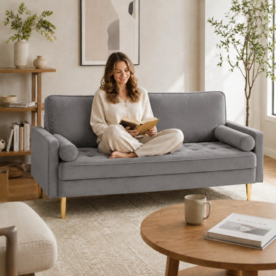 Moniet 66.9'' Velvet Loveseat