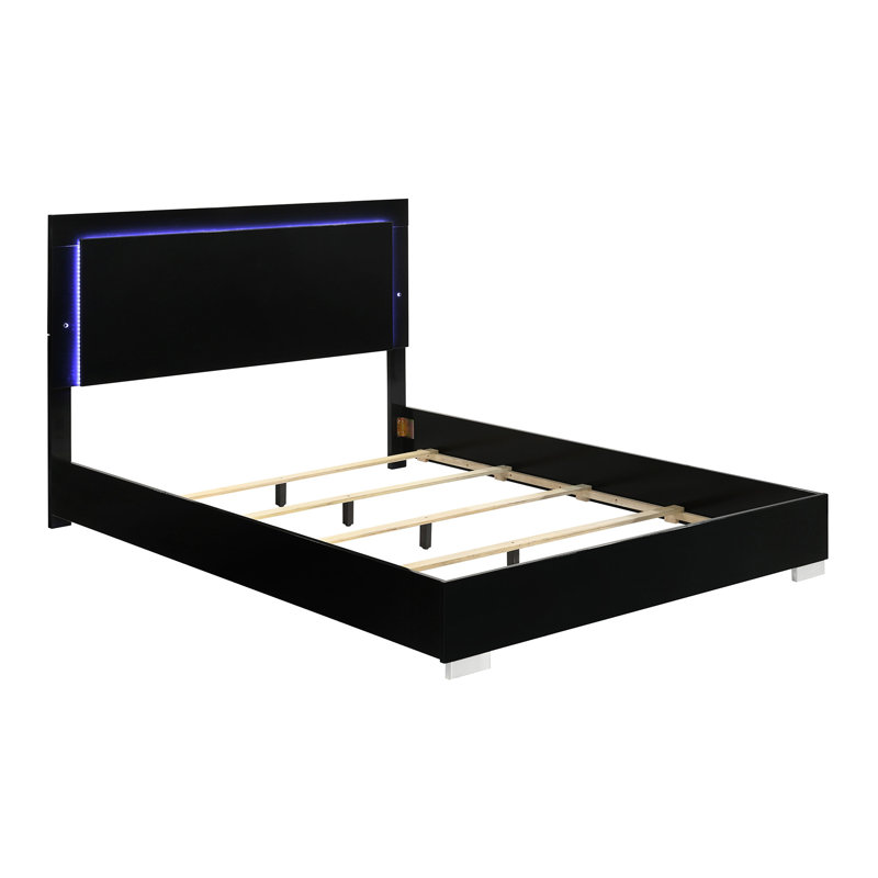 Lit superposé, noir piano, Noir, Très grand