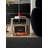Metal Modern Square End Table, Retro Record Stand Magazine Rack Side Table. Suitable for living room, bedroom and study.Silver-91642847-83395262
