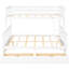 Lit superposé simple avec deux tiroirs de rangement, blanc - solide et polyvalent pour toute chambre conçue pour durer-1608865417-1608865419