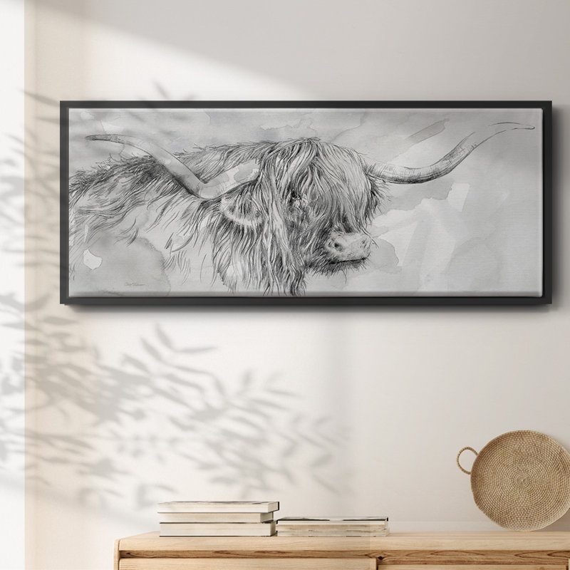 Highland Prince- Framed Canvas, 8" H x 20" W