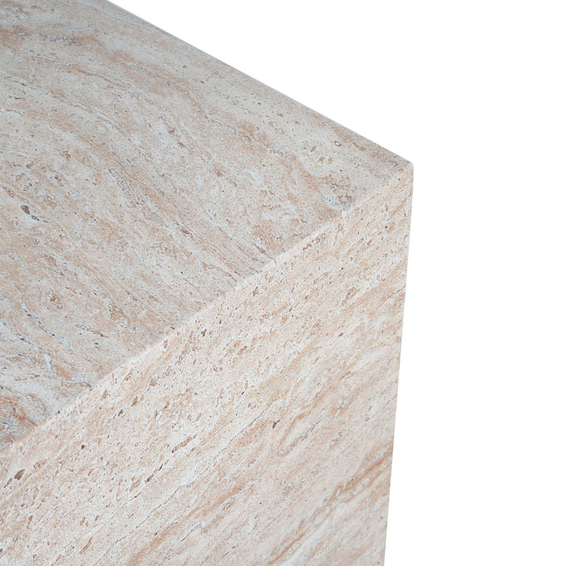 Table d'appoint polyvalente d'intérieur et d'extérieur au design contemporain