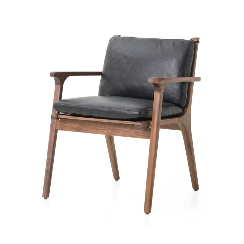 Chaise longue Ren, Noyer naturel