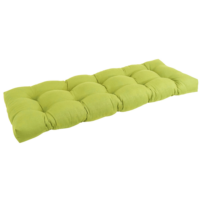 Outdoor 4.5'' Bench Seat Cushion, 60" W x 19" D, Mojito Lime
