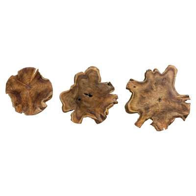 Rustic Abstract Wall Decor on Solid Wood