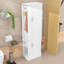 Armoire de rangement en MDF de qualité supérieure avec tablettes réglables-136437687