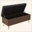 Banc de rangement avec repose-pieds Modern Modern-129574799-129574787