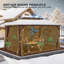 Pavillon de jardin 10X13ft avec filet et rideaux-562435766