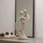 Abstract Kissing Couple Figurine